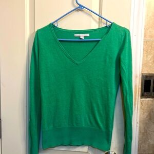 Women’s size small green Old Navy v neck sweater